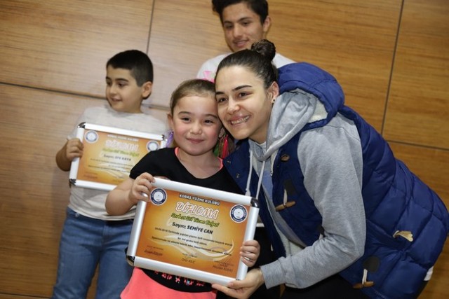 Kobaş Yüzmede terfi heyecanı