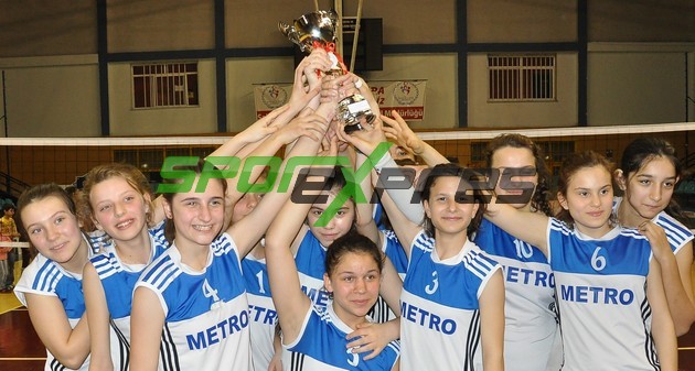 Küçük Kızlar Voleybolda Şampiyon Hendek