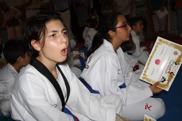Taekwondo da kuşak zamanı