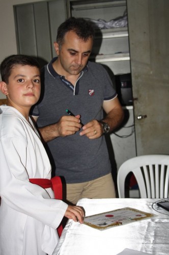 Taekwondo da kuşak zamanı