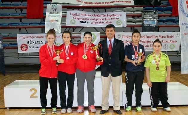 Bedensel Engelliler Masa Tenisi Turnuvası sona erdi