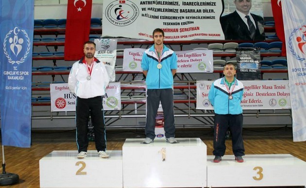 Bedensel Engelliler Masa Tenisi Turnuvası sona erdi