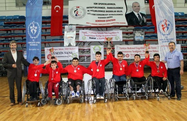 Bedensel Engelliler Masa Tenisi Turnuvası sona erdi