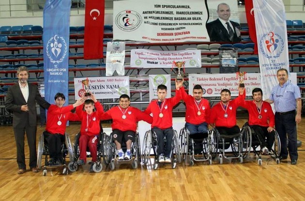 Bedensel Engelliler Masa Tenisi Turnuvası sona erdi