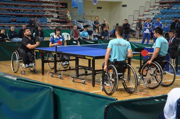 Bedensel engelliler tenis şampiyonası sona erdi