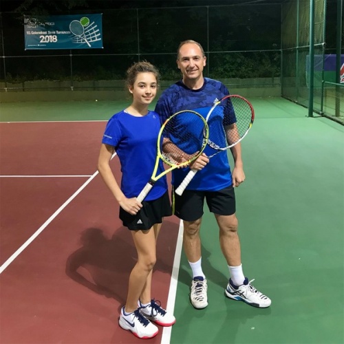 Sapanca'da tenis coşkusu yaşandı