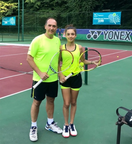 Sapanca'da tenis coşkusu yaşandı