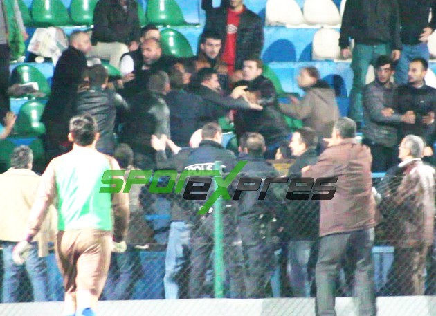 Taşkısığıspor- Nuriosmaniye maçında olaylar çıktı