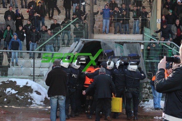 Sakaryaspor-Erzurum maçında olaylar