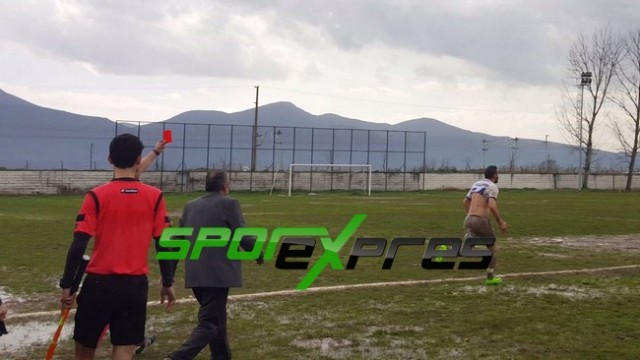 Pamukova'da olaylı maç