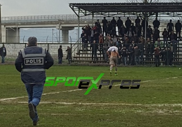 Pamukova'da olaylı maç
