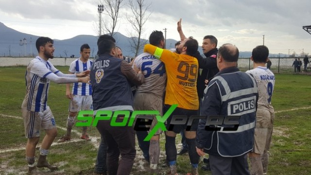 Pamukova'da olaylı maç