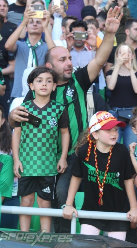 Sakaryaspor-Galatasaray maçı tribün fotoğrafları
