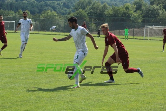 Sakaryaspor-Bandırmaspor hazırlık maçı footğrafları
