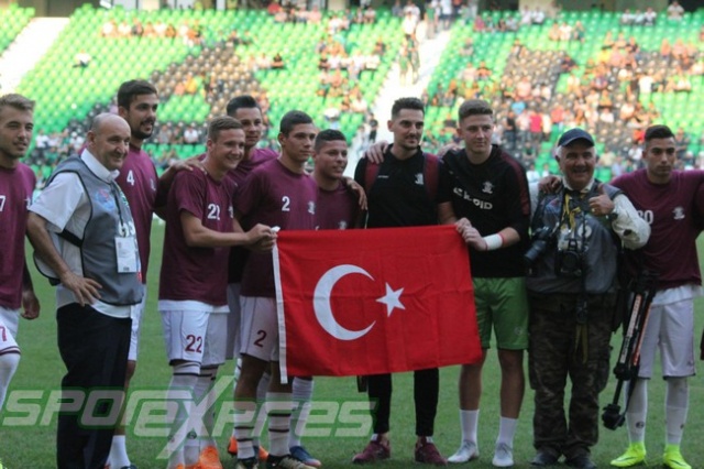 Sakaryaspor-Rapid Bükreş maçı fotoğrafları