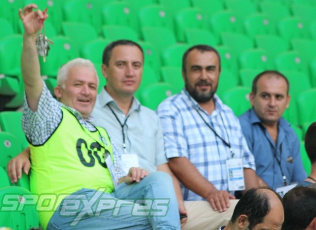 Sakaryaspor-Rapid Bükreş maçı fotoğrafları