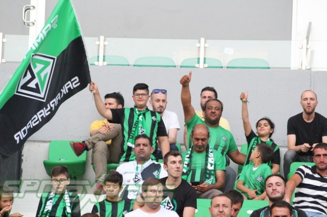 Sakaryaspor-Rapid Bükreş maçı fotoğrafları