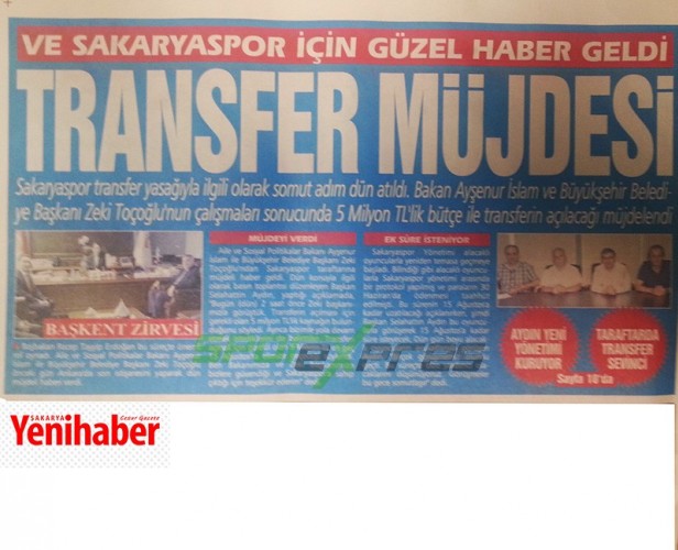 27 Haziran Sakarya Gazete Manşetleri