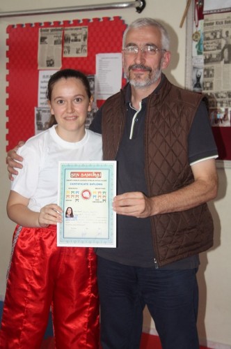 Kick  Boks'da terfi heyecanı yaşandı