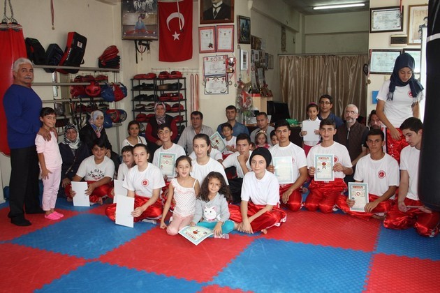 Kick  Boks'da terfi heyecanı yaşandı