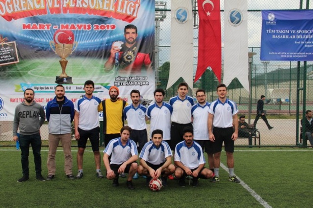 Öğrenci-Personel Ligi'nde ikinci gün maçları oynandı