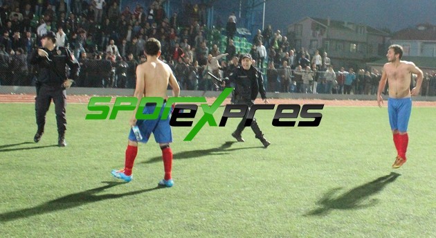 Hacıkışla-Söğütlü maçında olaylar çıktı