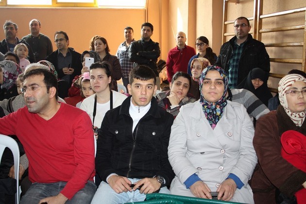 Taekwondo kuşak terfi zamanı