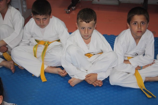 Sakaryalı Minik Taekwondocular terfi etti