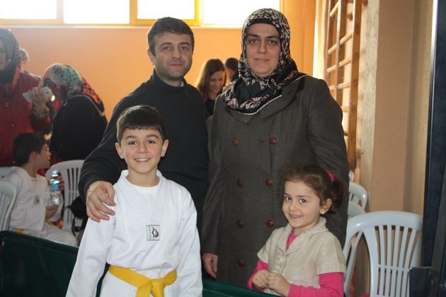 Taekwondo kuşak terfi zamanı