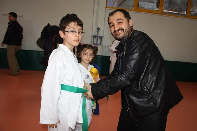 Taekwondo kuşak terfi zamanı