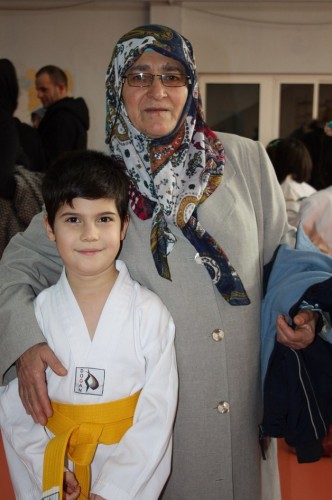 Taekwondo kuşak terfi zamanı