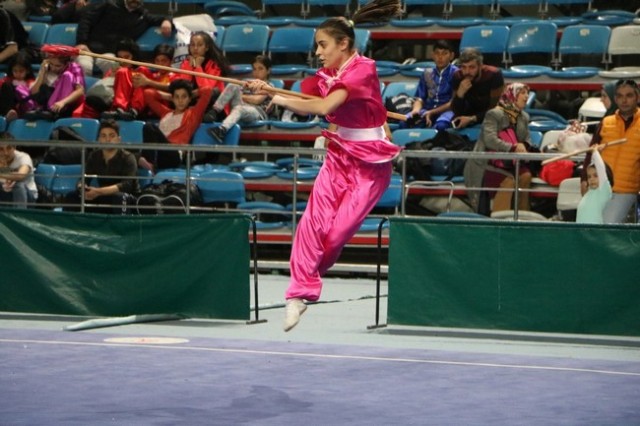Okullar arası Wushu şampiyonası sona erdi