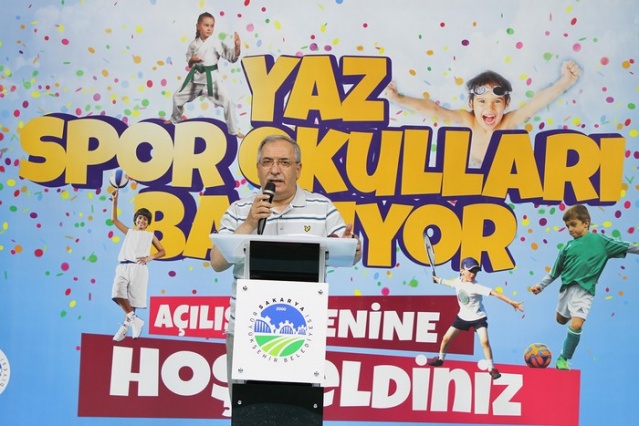 Yaz spor okulları açılışı yapıldı
