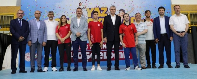 Yaz spor okulları açılışı yapıldı