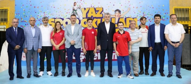 Yaz spor okulları açılışı yapıldı