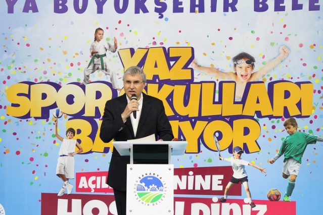 Yaz spor okulları açılışı yapıldı