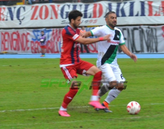 Zonguldak Kömürspor-Sakaryaspor:1-4