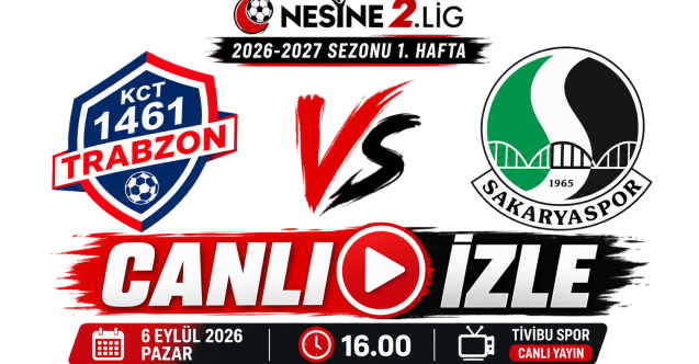 1461 Trabzon – Sakaryaspor maçı canlı izle | Maç hangi kanalda, saat kaçta?