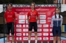 Atletizm ve bisiklette madalya sevinci
