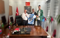 Yalçın Korkmaz'dan Mehjmet Ata'ya ziyaret
