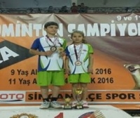 Badmintoncular Ankara'dan Madalya ile döndü