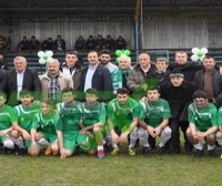 Alaağaçspor şampiyonluğu kutladı