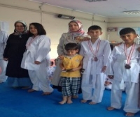 Geyve Karate de kuşak sınavı yapıldı.
