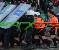 Sakaryaspor-Erzurum maçında olaylar