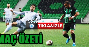 Sakaryaspor-Sivas Belediyespor maç özeti