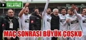 Sakaryaspor-Bergama maçı sonrası büyük çoşku