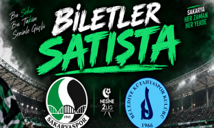 Sakaryaspor - Kütahyaspor maçı biletleri satışta