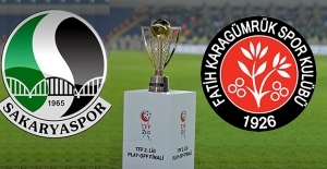 1.Lig yolunda son maç; Sakaryaspor-Karagümrük