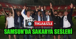 Samsun'da Sakaryaspor Coşkusu