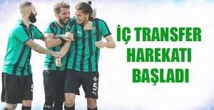 İç transfer için düğmeye basıldı